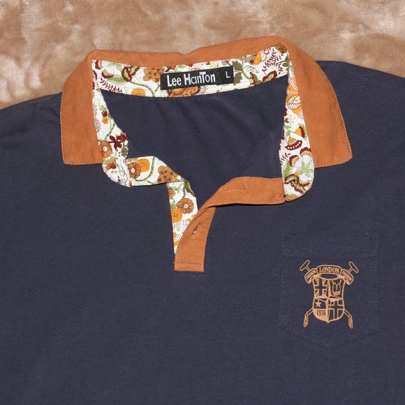 Lee Hanton London Fashion Polo Shirt - Length 25 - Shoulders 18 - Arm Pits 19 - Picture 2 of 5